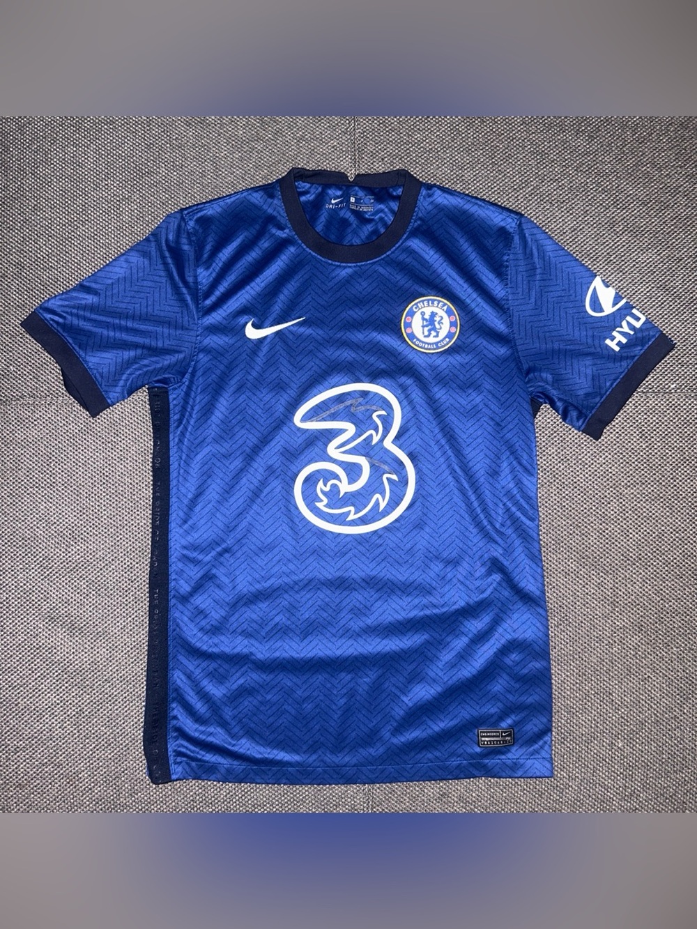 Nike Chelsea Blue Home Football Soccer Jersey with White Accents